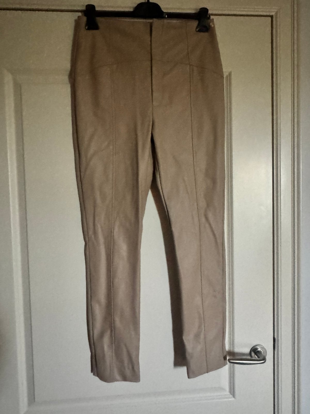 Josh V Aliya leren broek dark zand maat XL, Beige, Maat 46/48 (XL) of groter, Nieuw, Ophalen of Verzenden