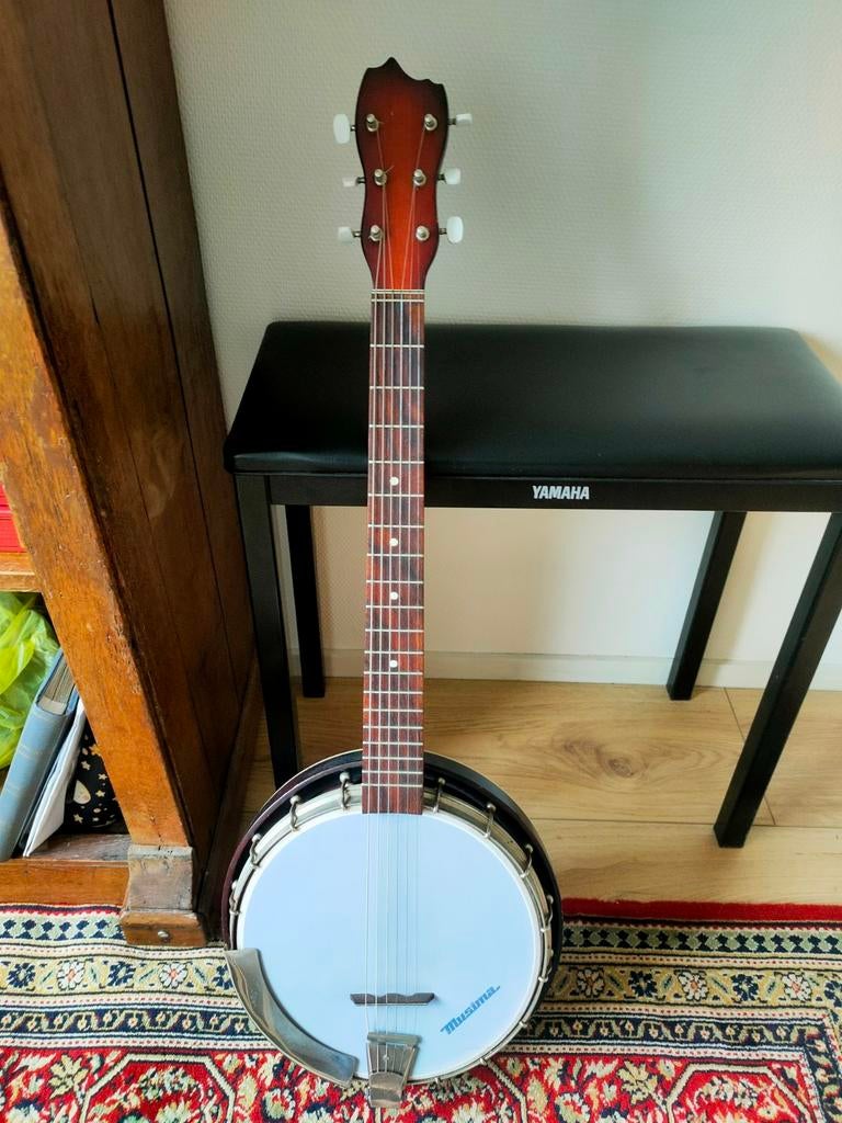 Vintage Musima Gitaarbanjo, Muziek en Instrumenten, Snaarinstrumenten | Banjo's, Ophalen, Gebruikt, Gitaarbanjo