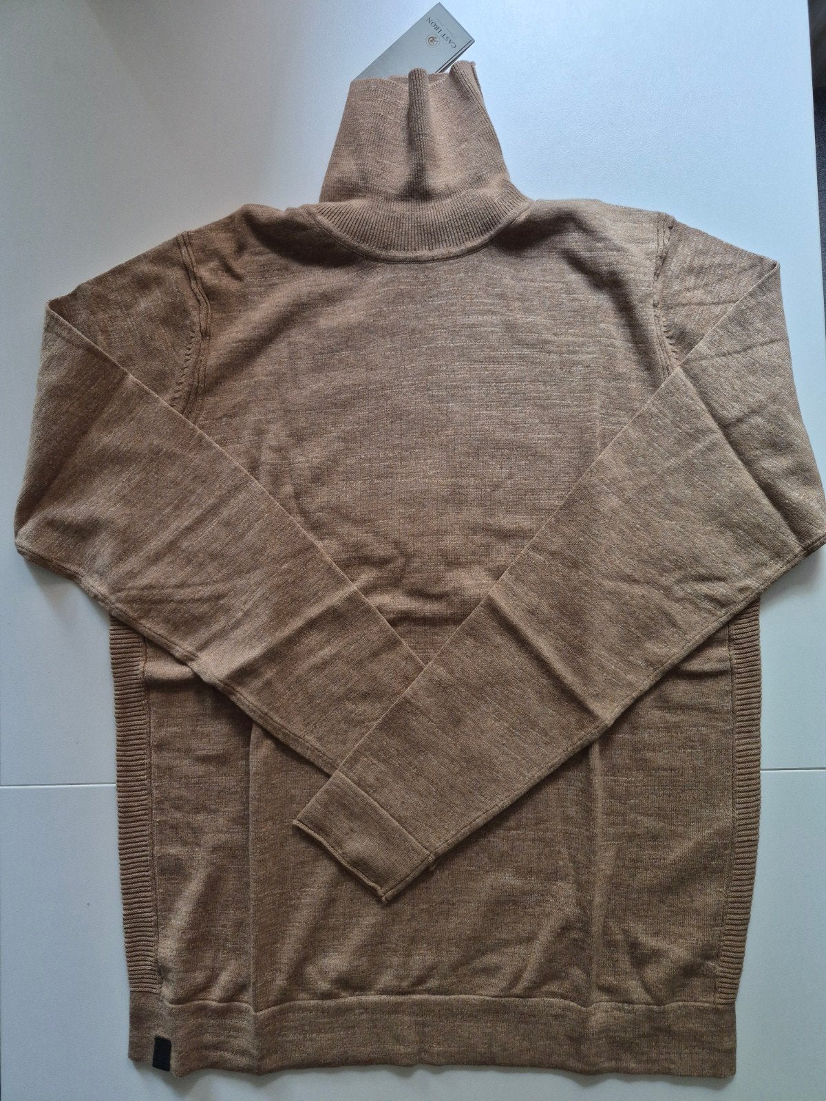 Cast Iron coltrui lange mouwen beige XXL nieuw met label, Beige, Nieuw, Overige maten, Ophalen of Verzenden