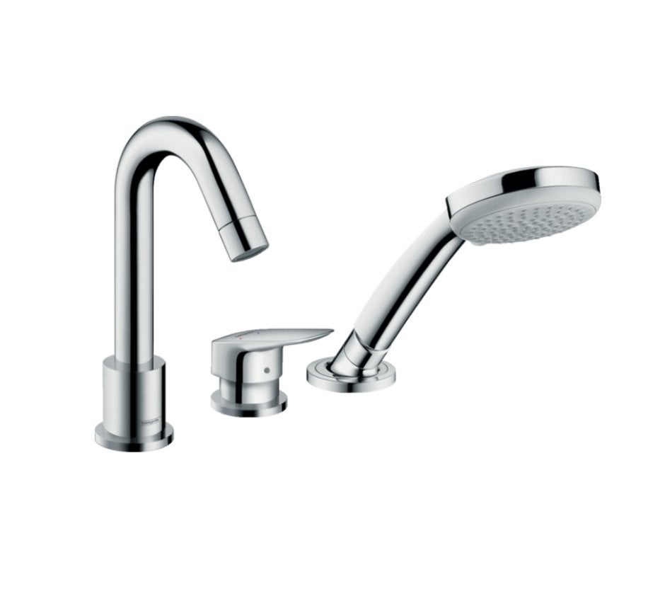 HANSGROHE LOGIS 3-GATS BADRANDMENGKRAAN AFBOUWDEEL, Niet ingevuld, Niet ingevuld, Nieuw, Ophalen of Verzenden