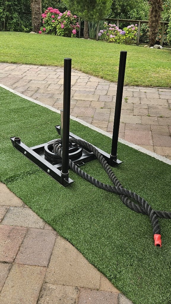 Sprinttrack sportgras ruim 6 meter – breedte 1,4m, Ophalen, Gebruikt, Benen, Overige typen