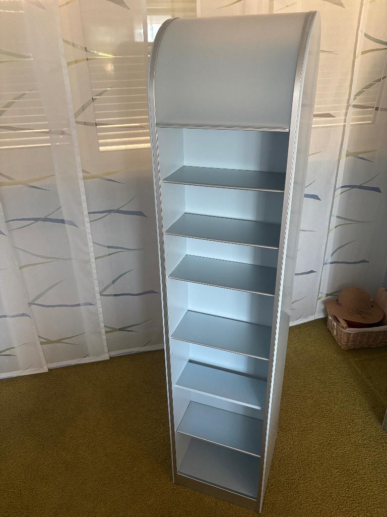 Pastoe dvd/cd fibre design kast met draaiplateau., Ophalen, Met plank(en), Minder dan 50 cm, Zo goed als nieuw