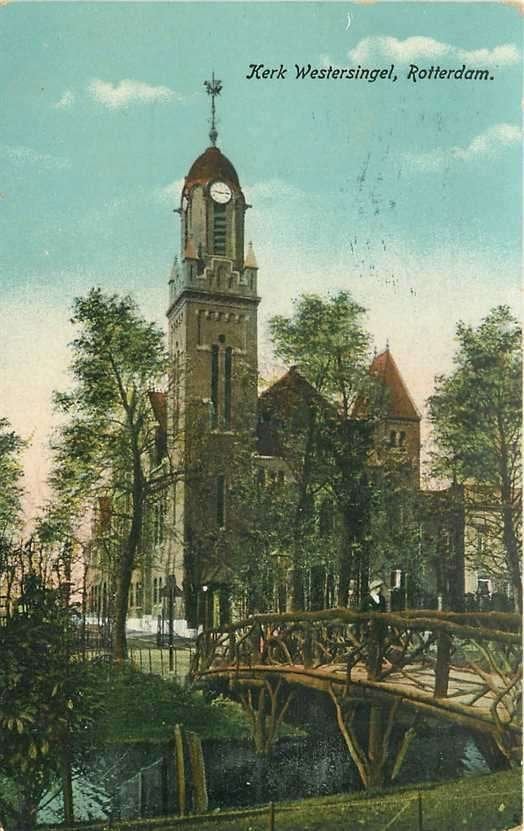 380-950-013 Rotterdam Kerk Westersingel, Verzenden, Voor 1920, Zuid-Holland