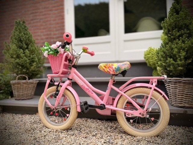 Cooper kinderfiets 14inch, Terugtraprem, Zijwieltjes, Gebruikt, Ophalen of Verzenden