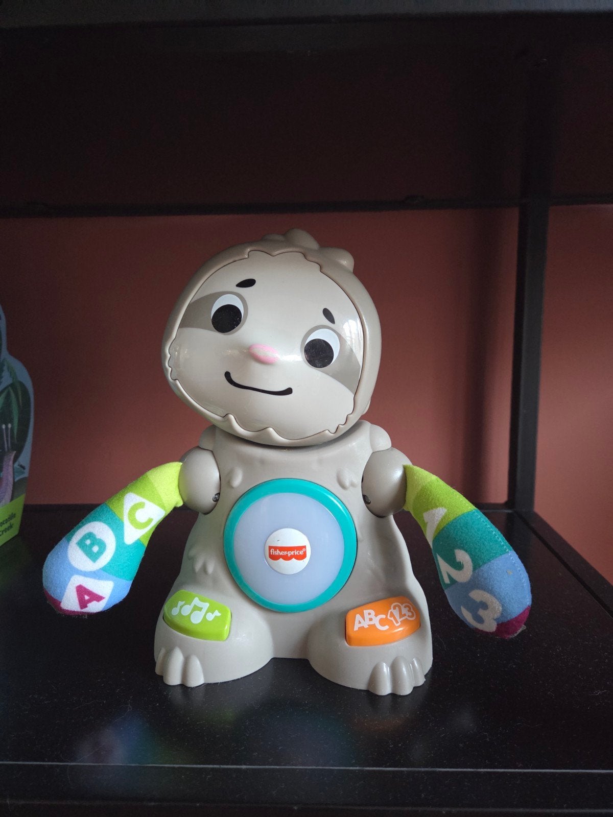 Fisher-Price Linkimals Luiaard met Licht en Geluid, Ophalen of Verzenden, Zo goed als nieuw, Overige typen, Met licht