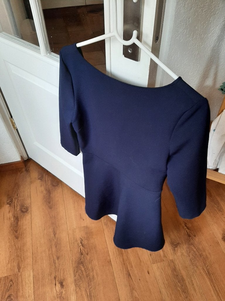 Zara Woman donkerblauwe jurk. M, Maat 38/40 (M), Blauw, Zara, Ophalen of Verzenden