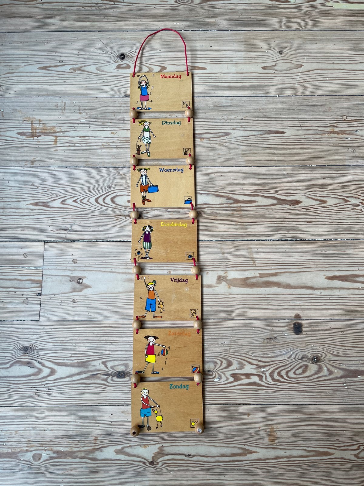 Houten weekplanner voor kinderen - leerzaam en leuk!, Ophalen of Verzenden, Gebruikt, Ontdekken