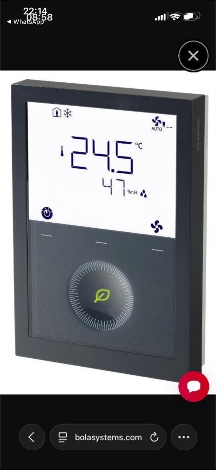 Nieuwe Siemens slimme thermostaat in doos 3 beschikbaar, Ophalen of Verzenden, Slimme thermostaat, Nieuw
