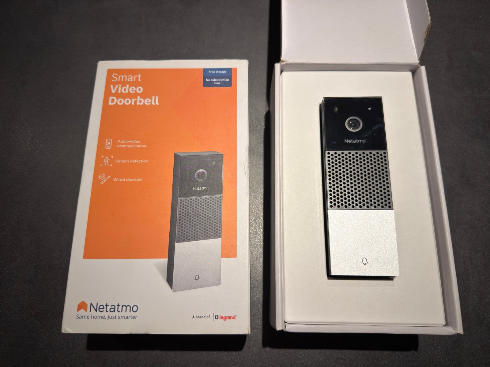 Netatmo Deurbel - Homekit Ready 1080p, Ophalen of Verzenden, Ingebouwde camera, Zo goed als nieuw, Bedraad