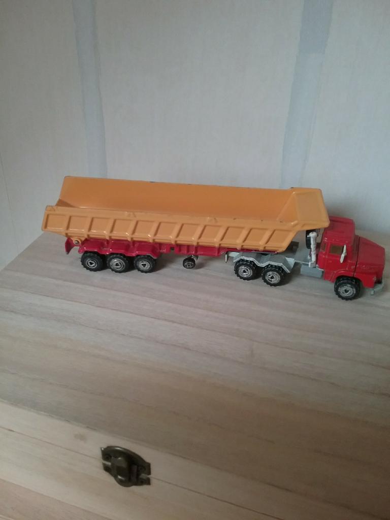 Vintage MAJORETTE vrachtwagen/keepwagen, Ophalen of Verzenden, Zo goed als nieuw