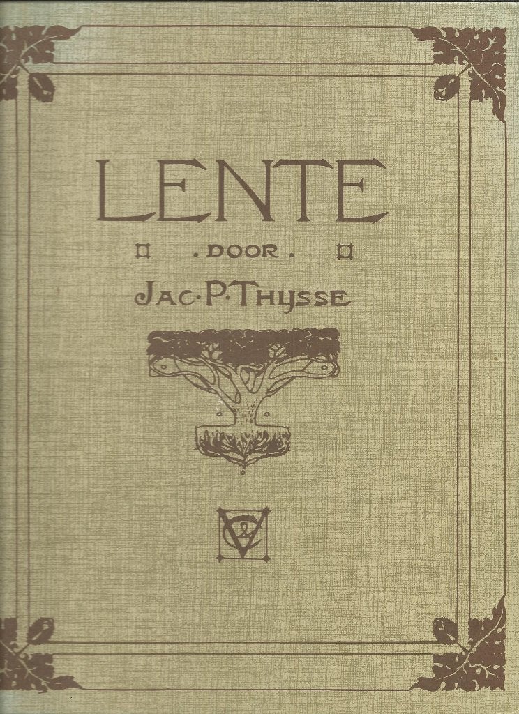 Plaatjesalbum Lente van Verkade  herdruk 1982 compleet, Ophalen of Verzenden, Zo goed als nieuw, Jac.P. Thijsse, Plaatjesalbum