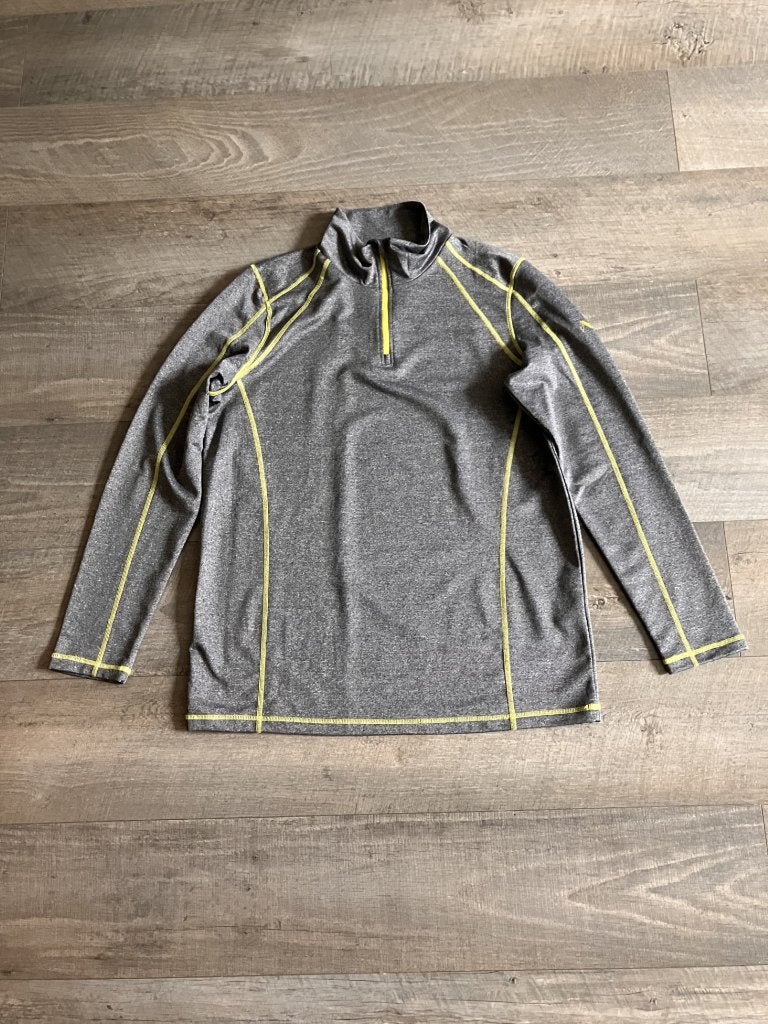 Crivit heren hardloopshirt grijs L (52/44), Kleding | Heren, Maat 52/54 (L), Ophalen of Verzenden, Zo goed als nieuw, Hardlopen of Fietsen