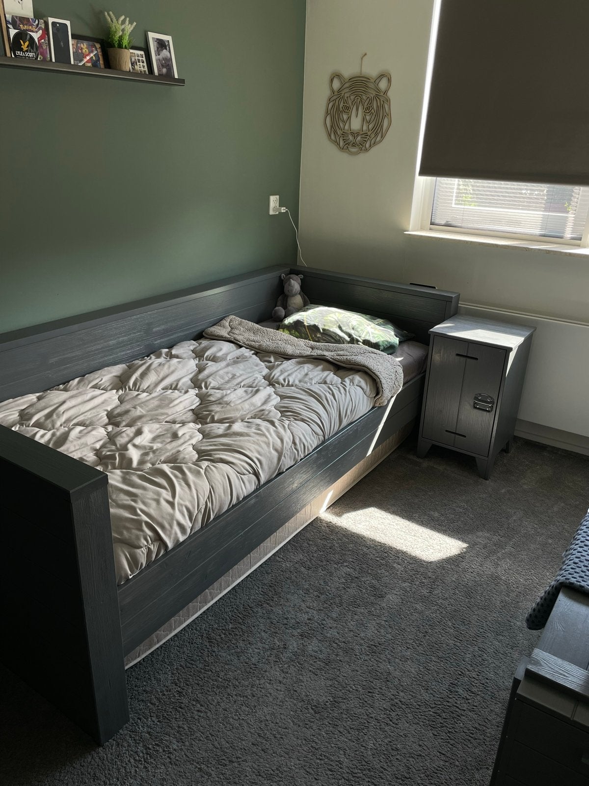 4-delige Woood slaapkamer inclusief accessoires, Huis en Inrichting, Slaapkamer | Complete slaapkamers, Ophalen, Zo goed als nieuw
