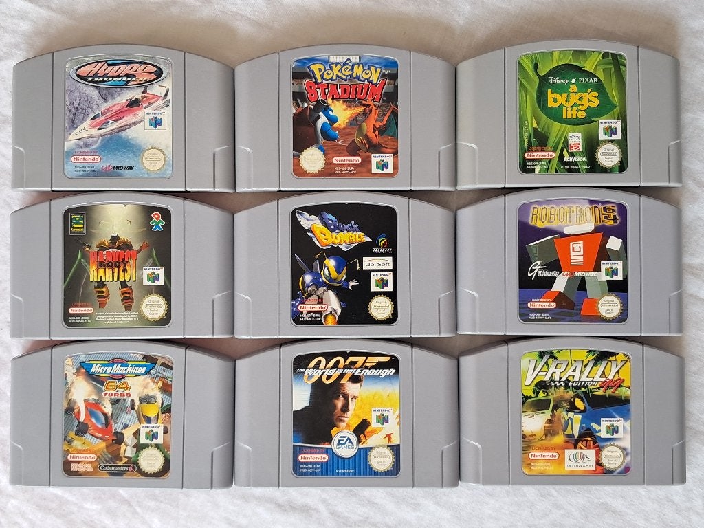 9 Nintendo 64 Games / Spellen Set Te Koop, Gebruikt, Racen en Vliegen, Eén computer, Ophalen of Verzenden