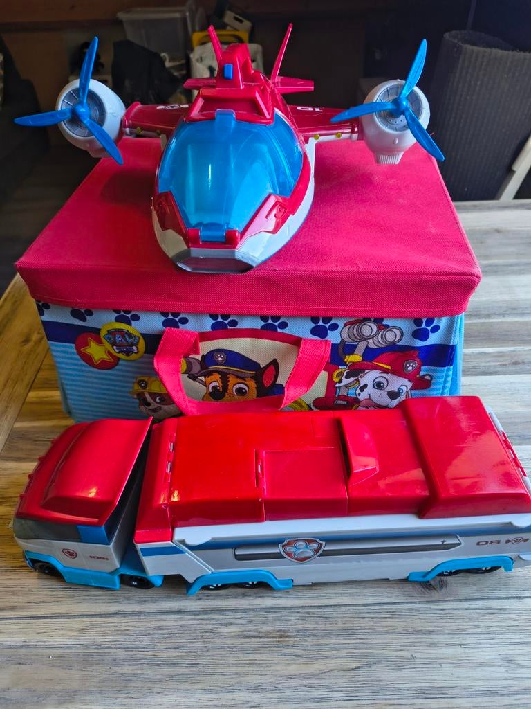 Paw Patrol speelgoed set: met o.a. vliegtuig & vrachtwagen, Ophalen of Verzenden, Gebruikt, Jongen of Meisje
