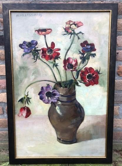 Kees Bastiaans ( Mill 1909-1986) Olieverfschilderij, Ophalen of Verzenden
