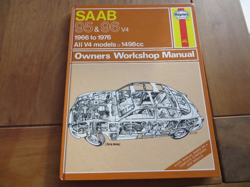 Haynes workshop manual Saab 96 V4, Saab 95 V4 1966 - 1975, Ophalen of Verzenden