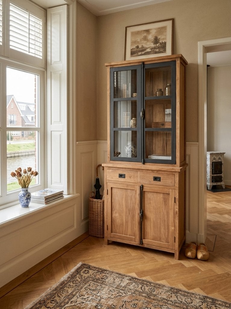 Smalle Buffetkast Teak 90 cm