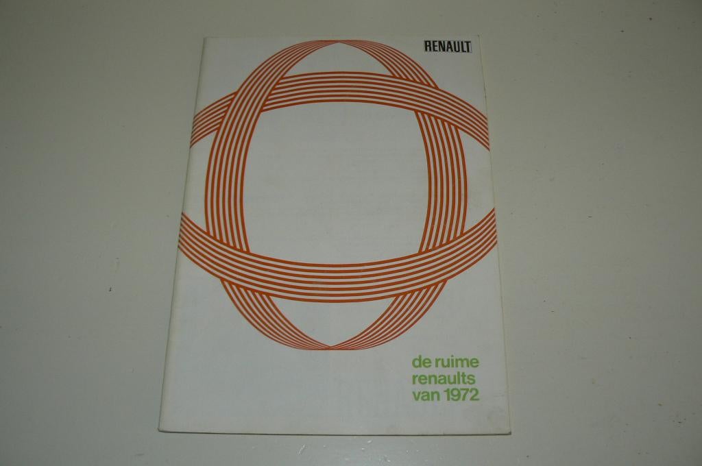 De ruime Renaults van 1972. Gammafolder 44 bladzijden, Ophalen of Verzenden, Zo goed als nieuw, Renault