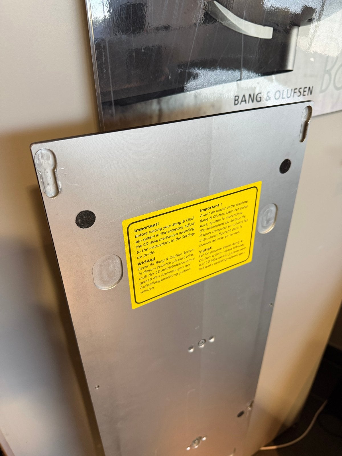 Originele B&O Beosound 9000 vloerstand zwart bang olufsen, Ophalen of Verzenden, Gebruikt