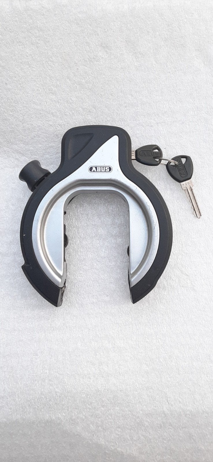 ABUS Ringslot met sleutels - Zo goed als nieuw, Ophalen of Verzenden, Zo goed als nieuw, Ringslot