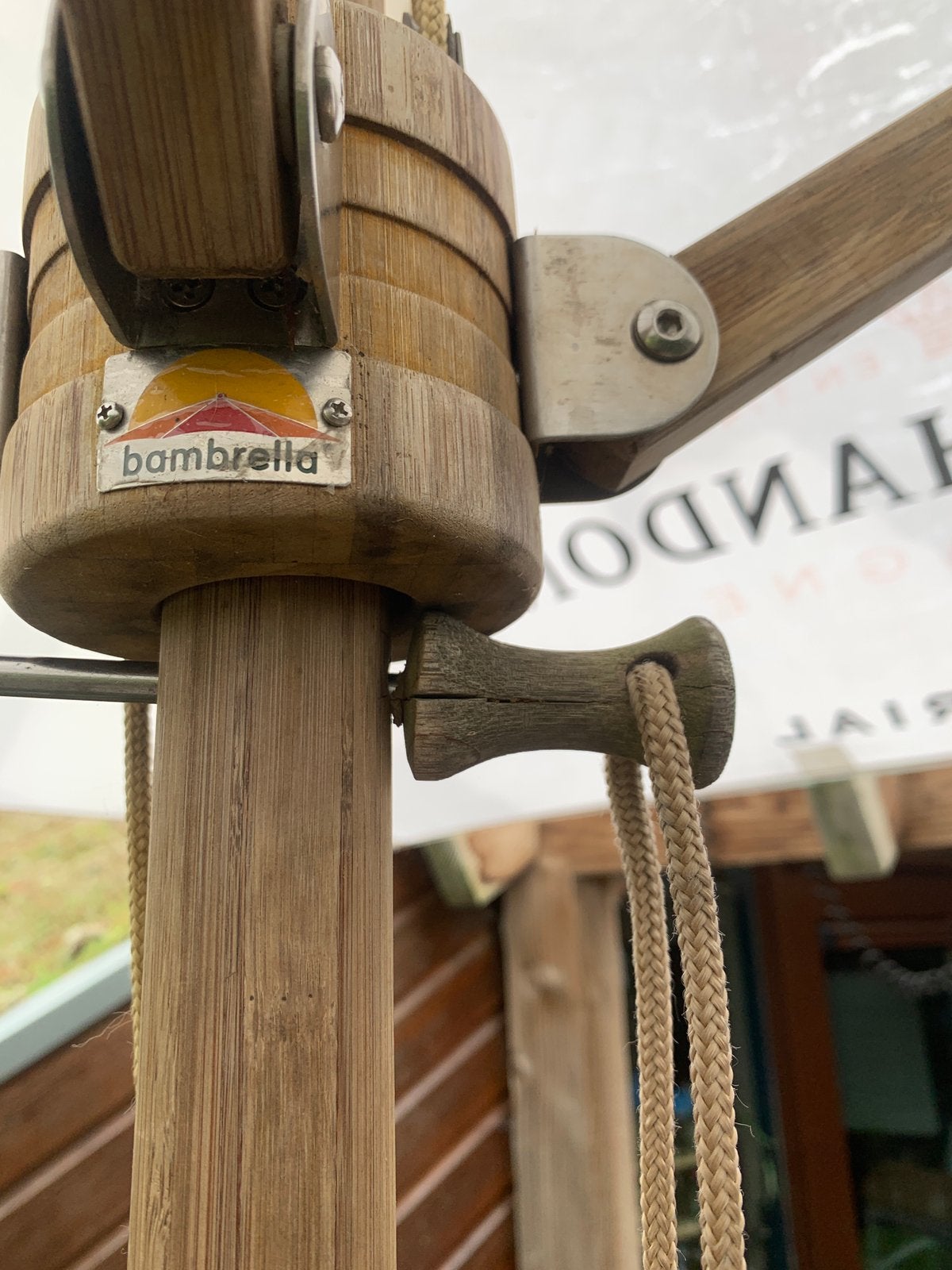 Merk Bambrella, Ophalen of Verzenden, Gebruikt, 2 tot 3 meter, Overige typen
