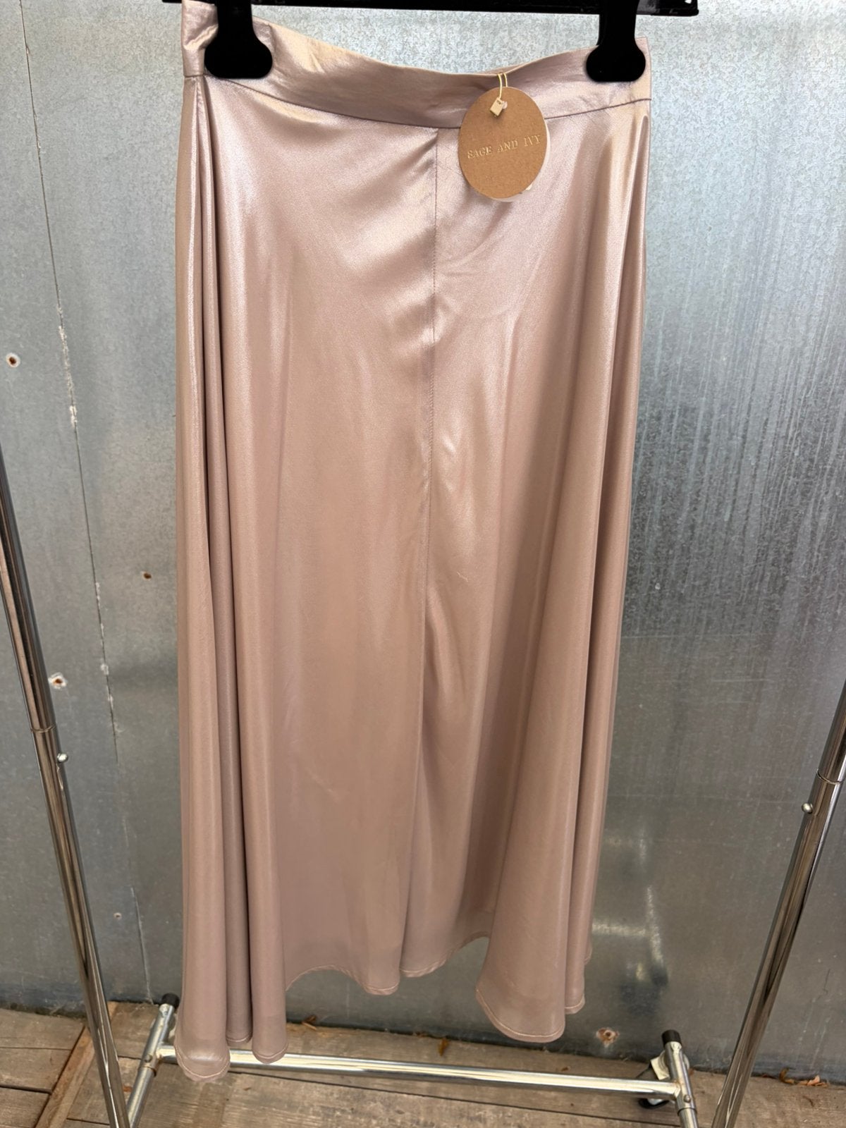 Sage and ivy 36 champagne tilda €580 rok skirt, Beige, Ophalen of Verzenden, Zo goed als nieuw, Maat 36 (S)