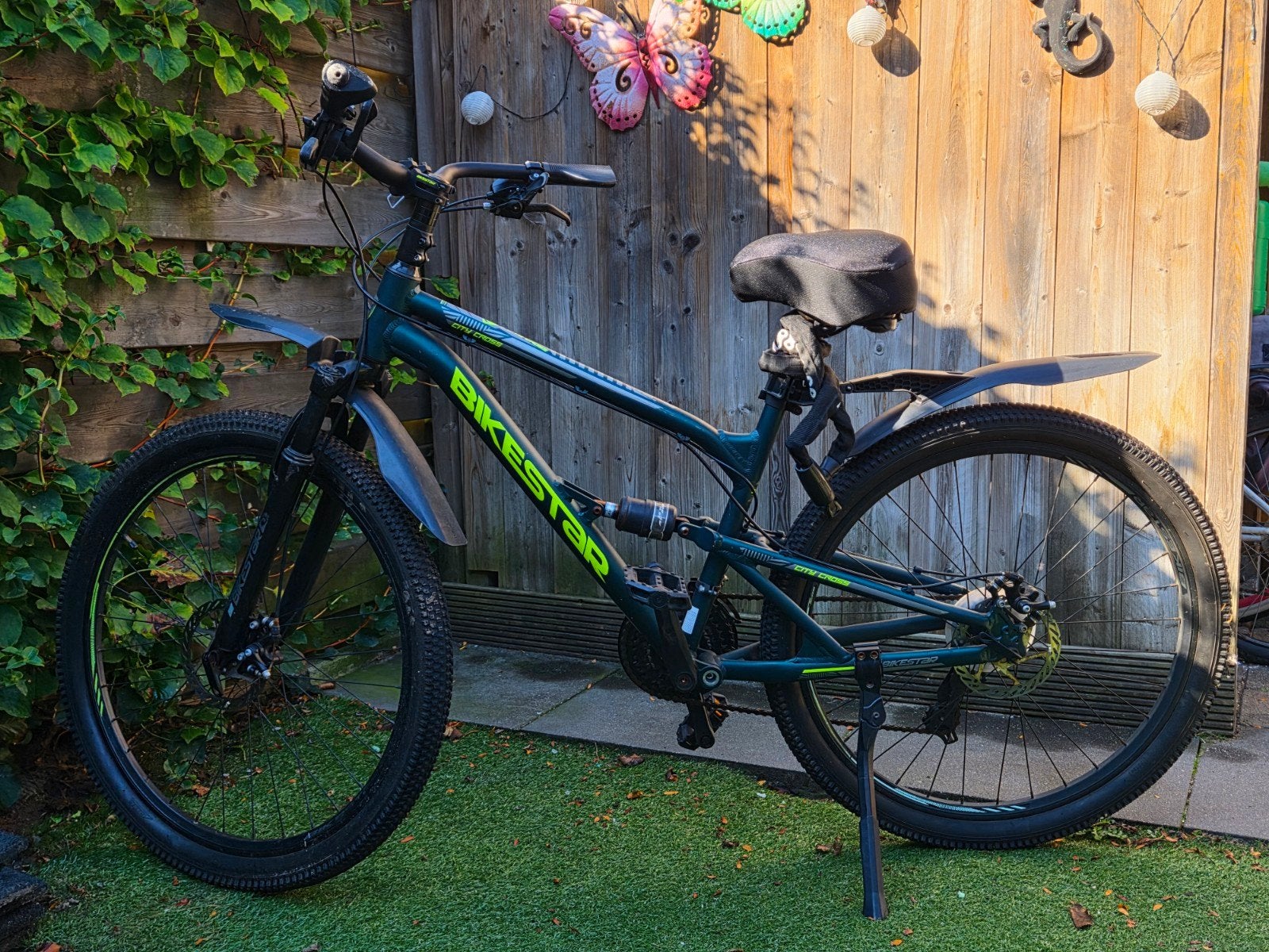 BIKESTAR Mountainbike 27.5 inch, Volledig Geveerd, Gebruikt, Overige maten, Meer dan 20 versnellingen, Ophalen