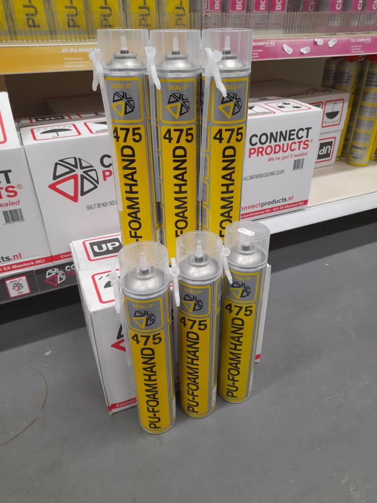 Purschuim PU foam gun of hand (*), Niet ingevuld, Nieuw, Niet ingevuld, Niet ingevuld