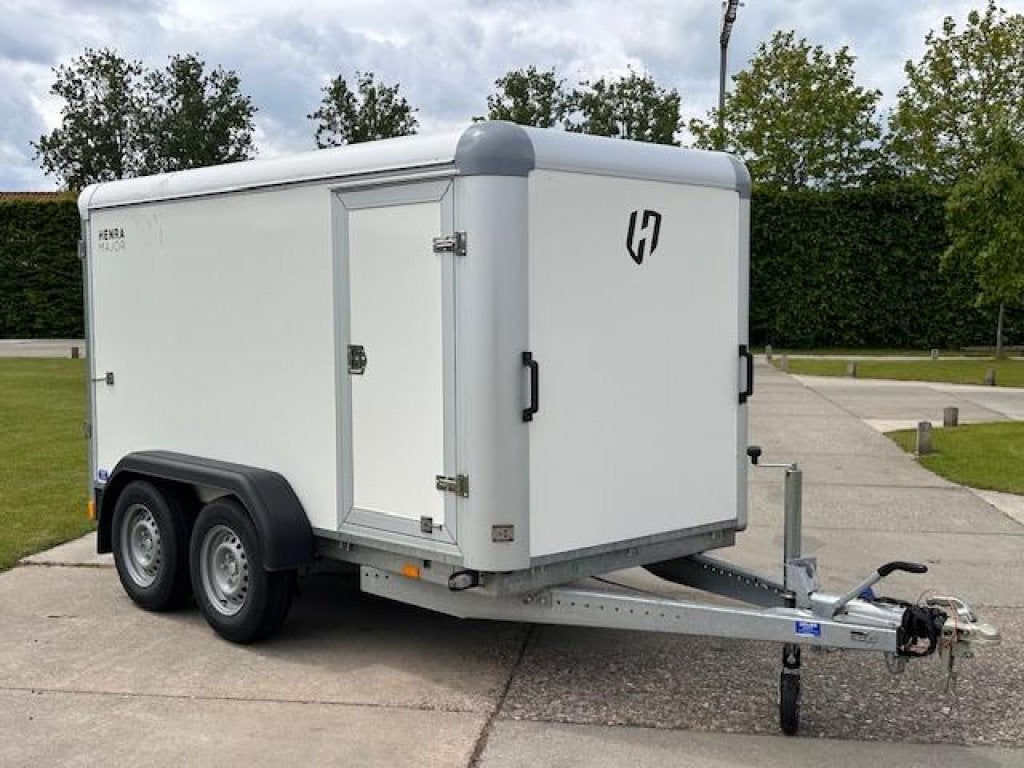 Henra gesloten aanhanger NIEUWSTAAT VOL OPTIES, Auto diversen, Aanhangers en Bagagewagens, Gebruikt