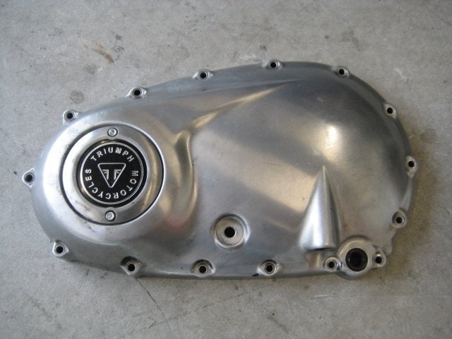 Triumph Bonneville T120 2016-2022 Zijkap koppeling aluminium, Ophalen of Verzenden, Gebruikt