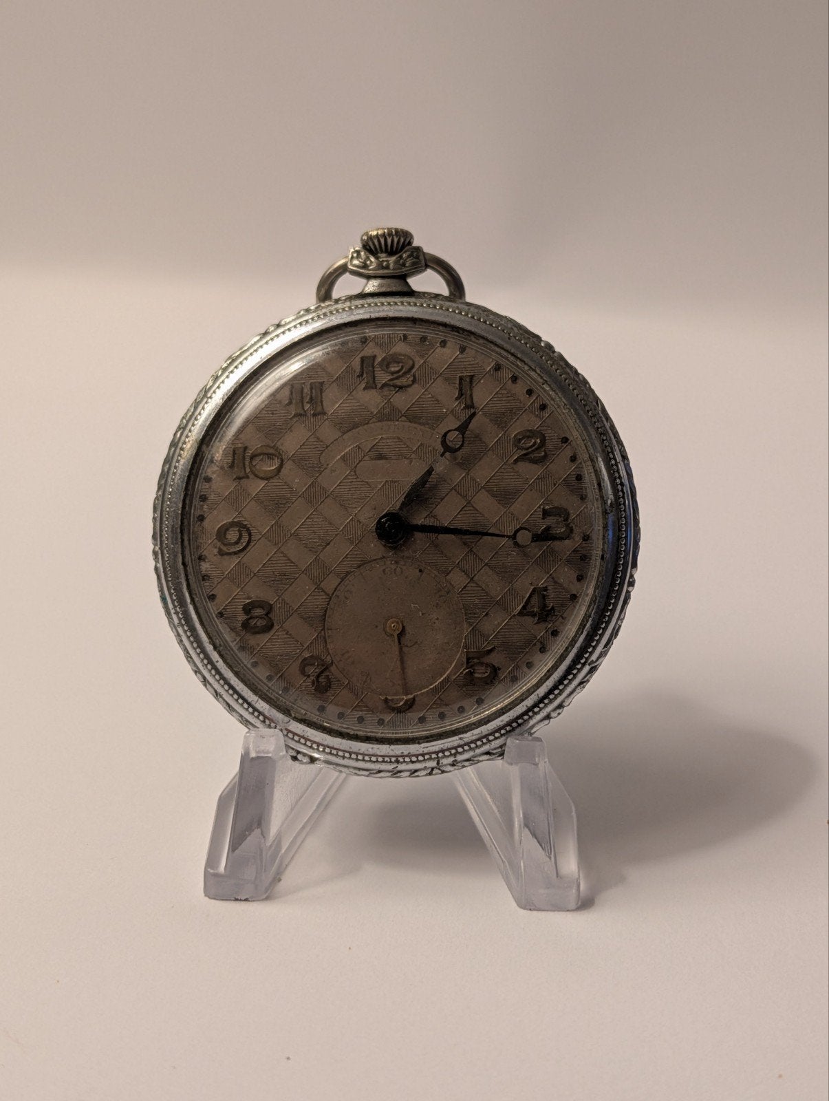 Antiek Lanco Zakhorloge - Zilverkleurig, Overige merken, Zakhorloge, 1900 tot 1930, Ophalen of Verzenden