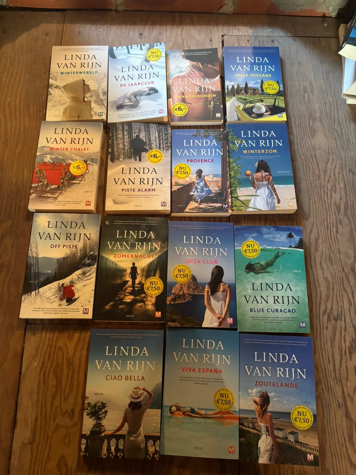 Linda van rhijn thrillers, Ophalen of Verzenden, Zo goed als nieuw