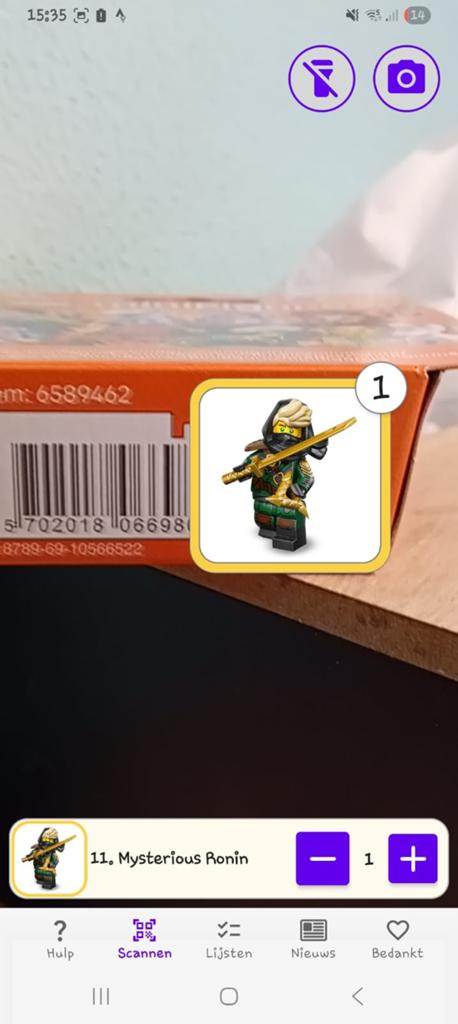 Lego 71052 Mysterieuze Ronin, Lloyd, Ophalen of Verzenden, Nieuw, Overige providers