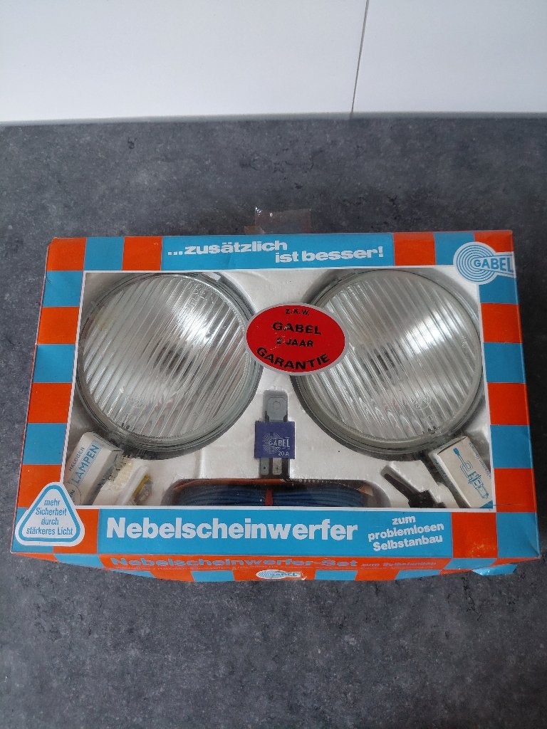 NOS Set Gabel ZKW Mistlampen Chroom NSU VW Opel Rally, Ophalen of Verzenden, Nieuw