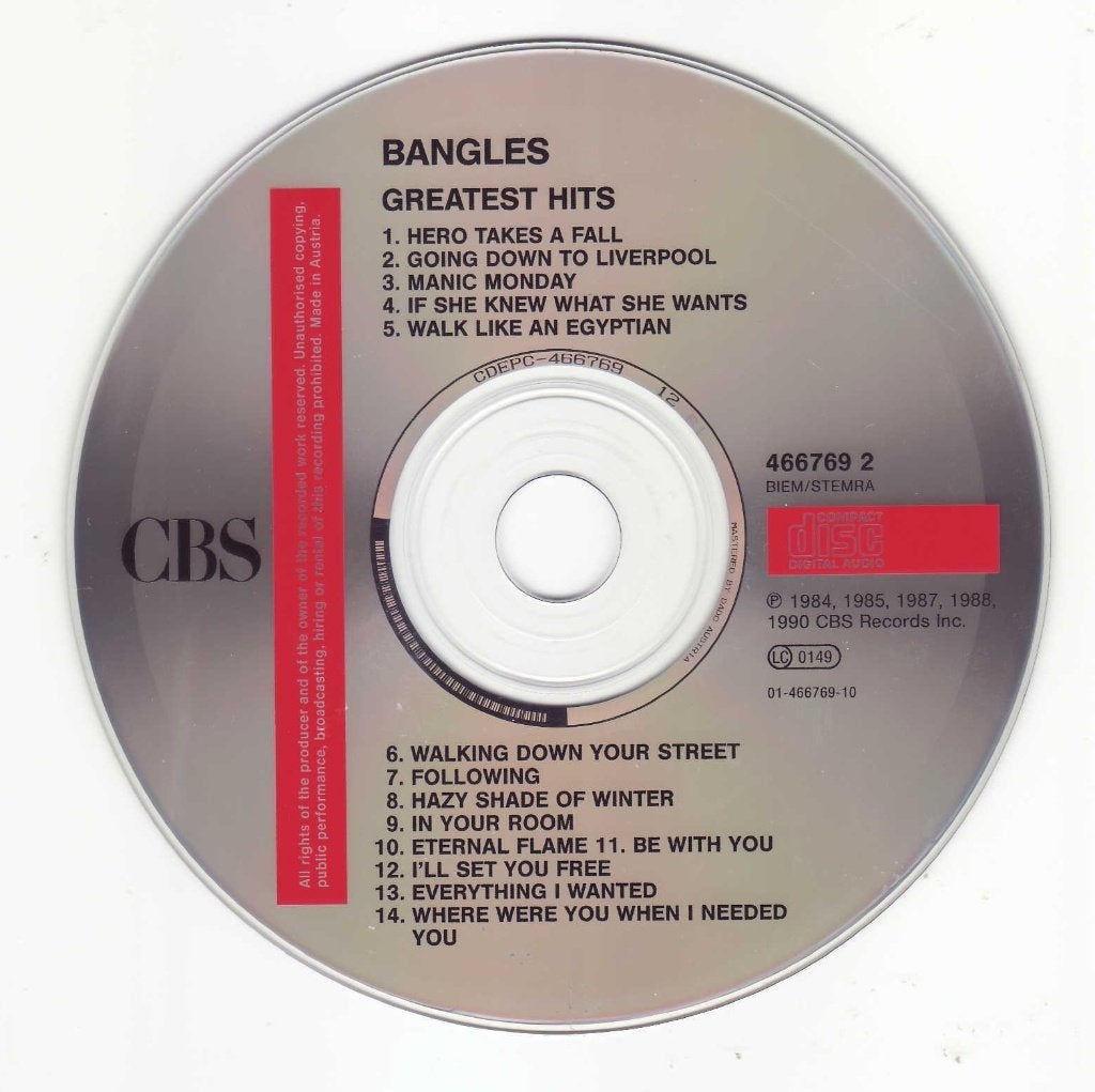 CD - Bangles - Greatest Hits (1990), Pop, Ophalen of Verzenden, Zo goed als nieuw, Album