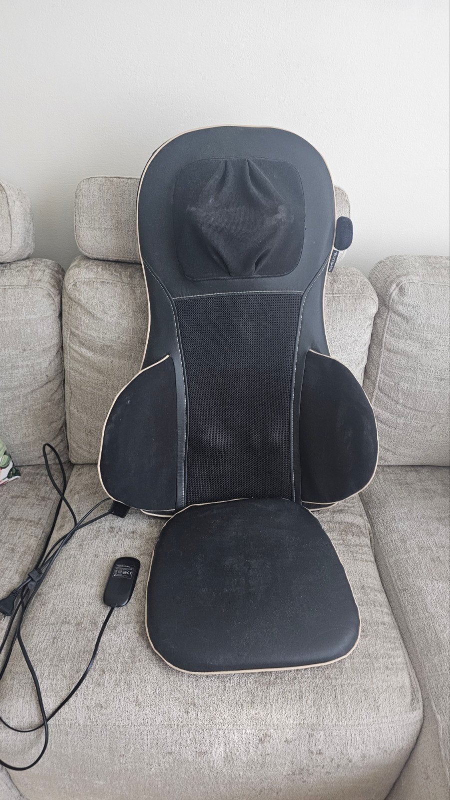 Medisana MC 825 Shiatsu Acupressuur Massage Zitkussen, Ophalen, Zo goed als nieuw, Massagestoel of Kussen
