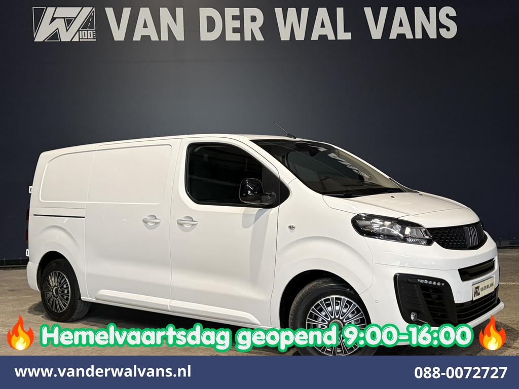 Fiat E-Scudo 136pk Automaat L2H1 50 kWh Elektrisch Airco | C, Auto's, Stof, Gebruikt, Zwart, 1000 kg