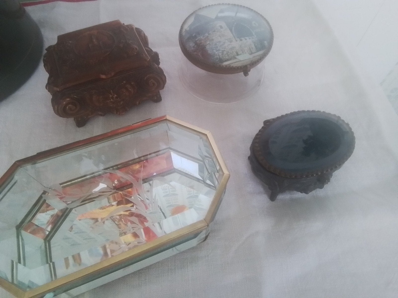 4 oude vintage doosjes, Ophalen of Verzenden