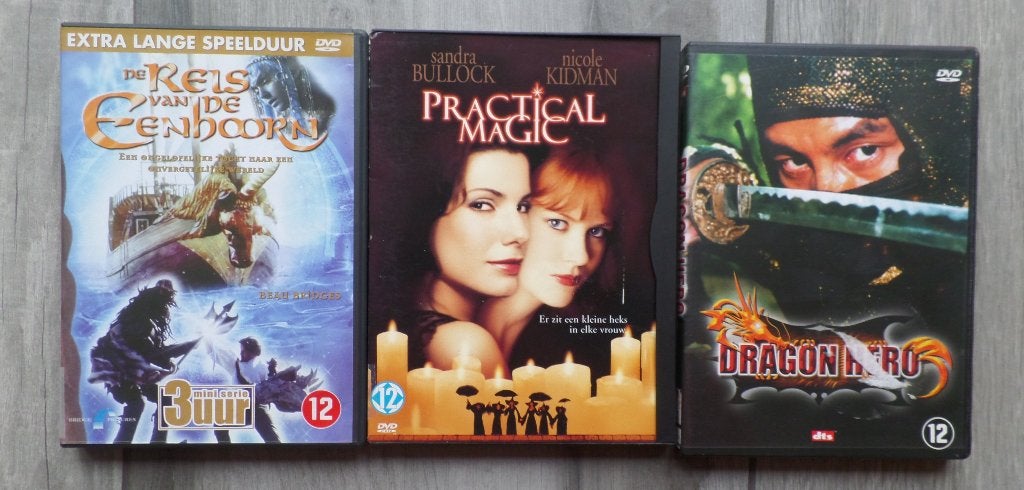 DVD 2x fantasie oa Dragon Hero, Vanaf 12 jaar, Ophalen of Verzenden, Zo goed als nieuw, Fantasy