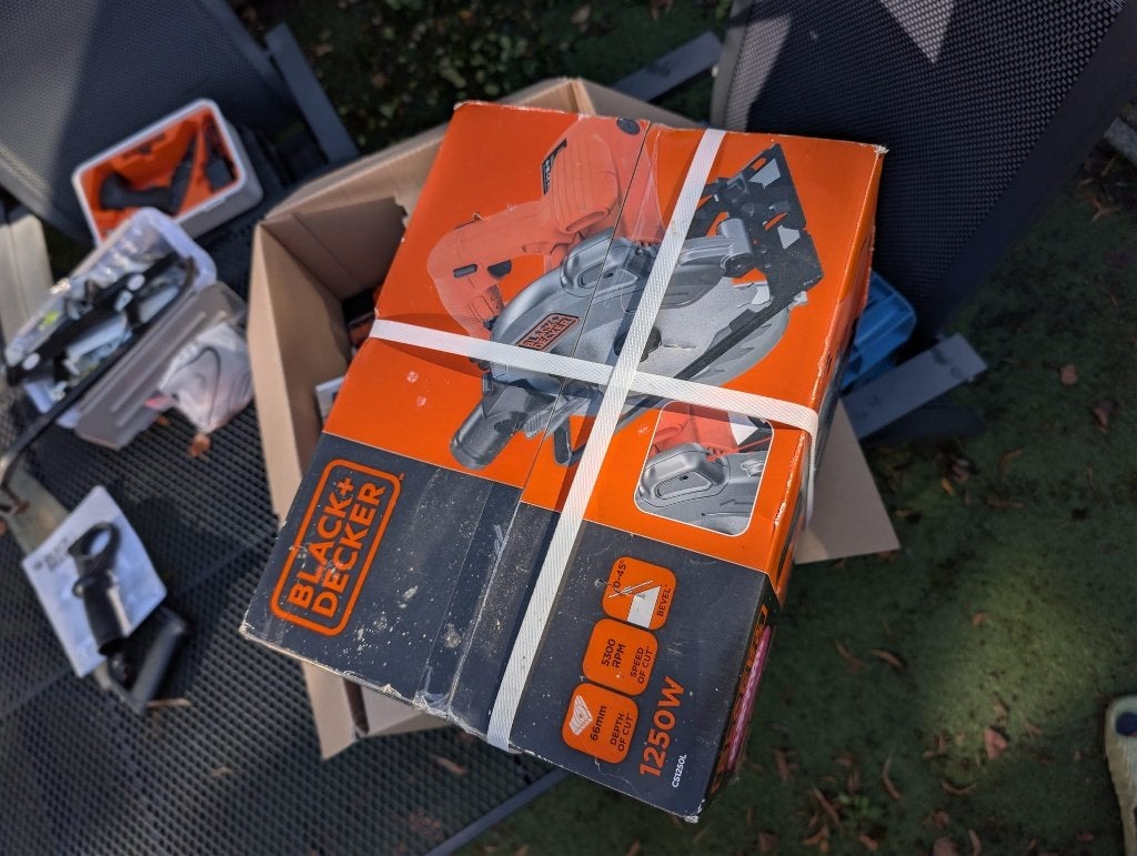 Black Decker cirkelzaag, Ophalen, Cirkelzaag, Black+Decker, Nieuw