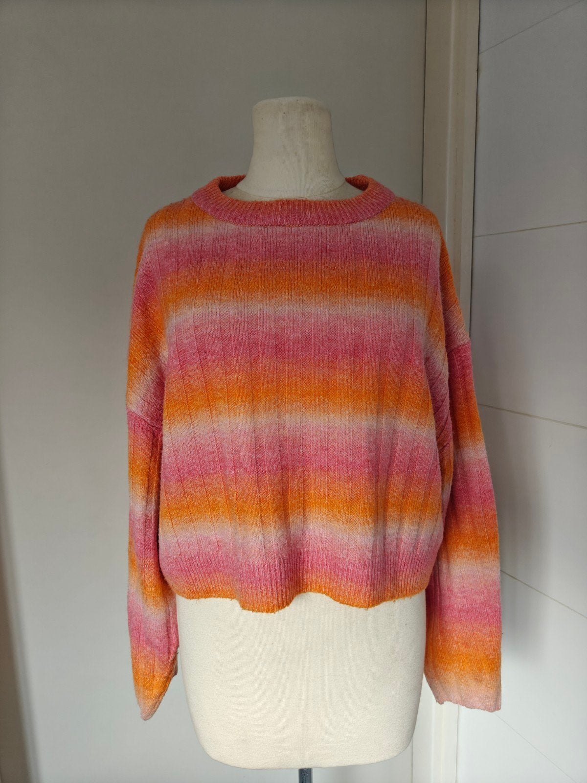 Vrolijke gestreepte trui Divided H&M maat S, H&M, Meerkleurig, Ophalen of Verzenden, Zo goed als nieuw