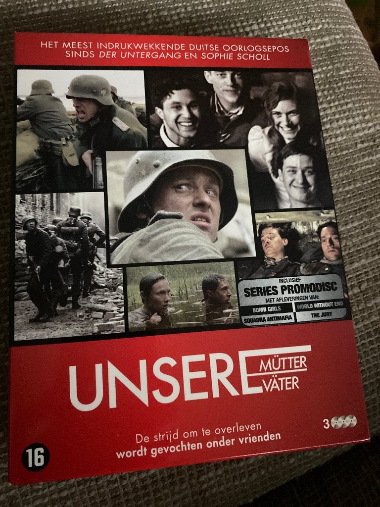 Unsere Mütter, Unsere Väter - Oorlogsdrama WOII (3 DVD's), Vanaf 16 jaar, Nederlands, Drama, Duits