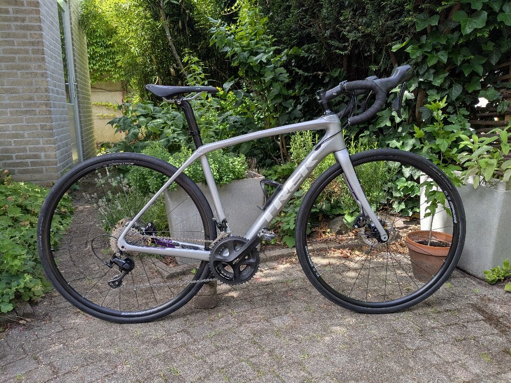 Trek Domane SL5 disc WSD 52cm, 28 inch, Gebruikt, Carbon, 49 tot 53 cm
