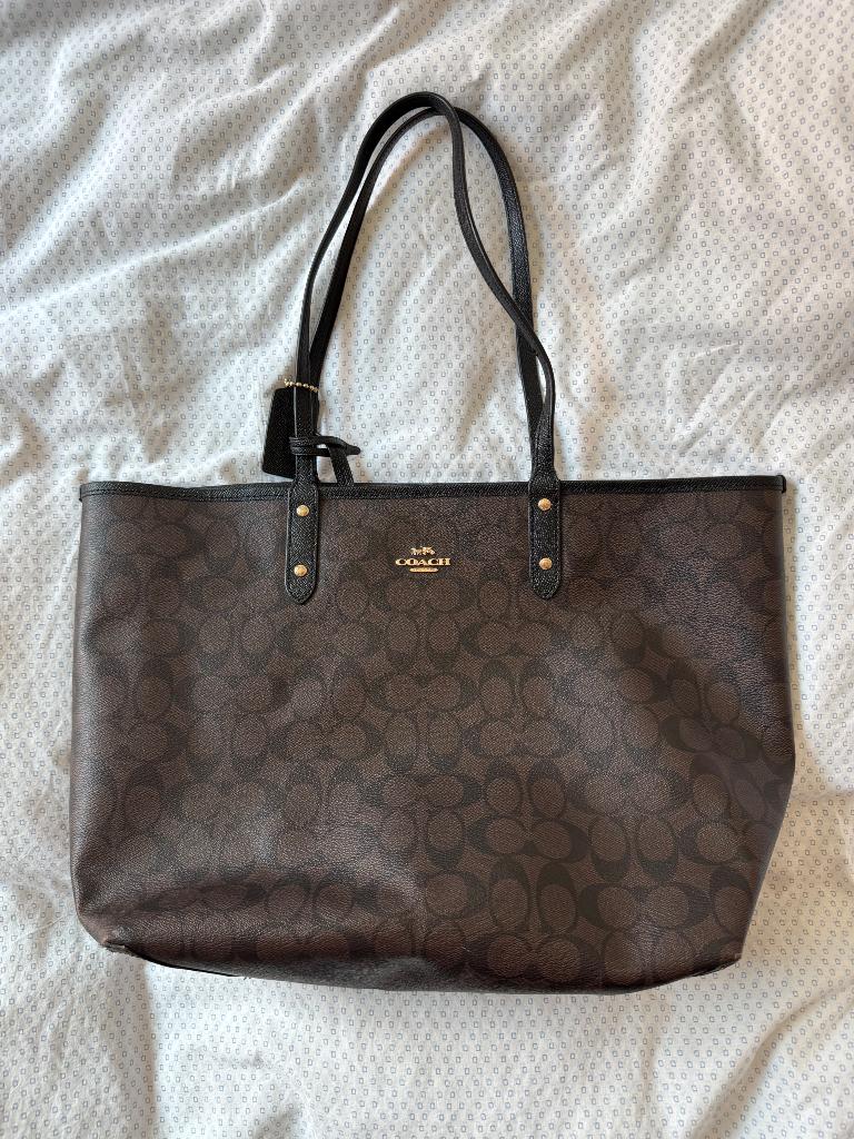 Coach tas, Sieraden, Tassen en Uiterlijk, Tassen | Damestassen, Ophalen of Verzenden, Zo goed als nieuw, Zwart, Handtas
