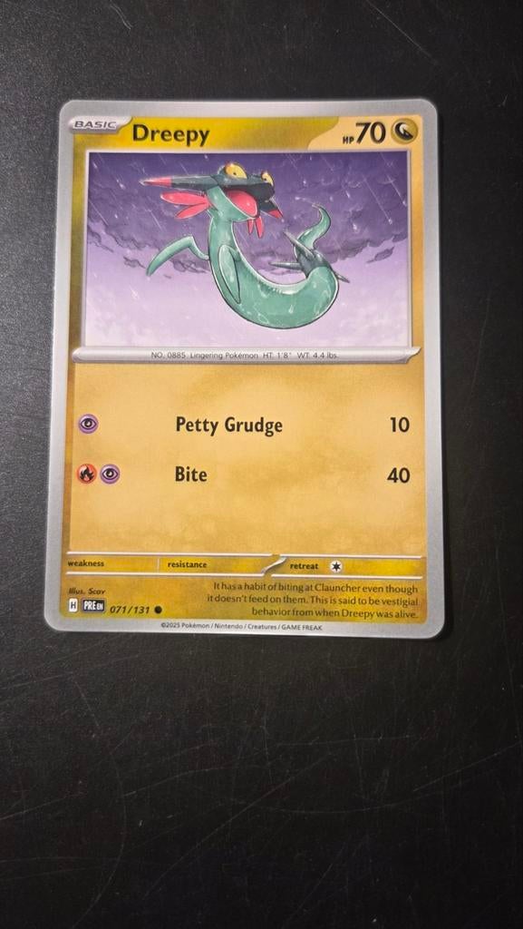 Dreepy 071/131 (Prismatic Evolution), Verzenden, Zo goed als nieuw, Losse kaart