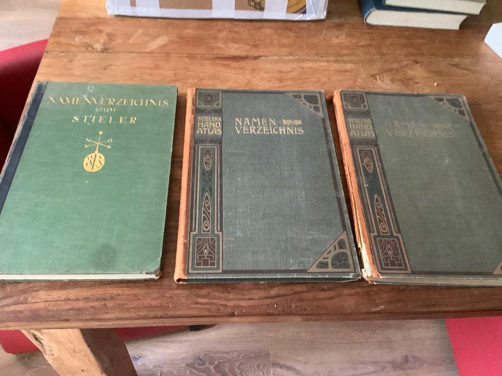 Atlas 4 namenverzeichnissen zum Stieler und Andrees, Boeken, Overige atlassen, Ophalen of Verzenden, Zo goed als nieuw, 1800 tot 2000