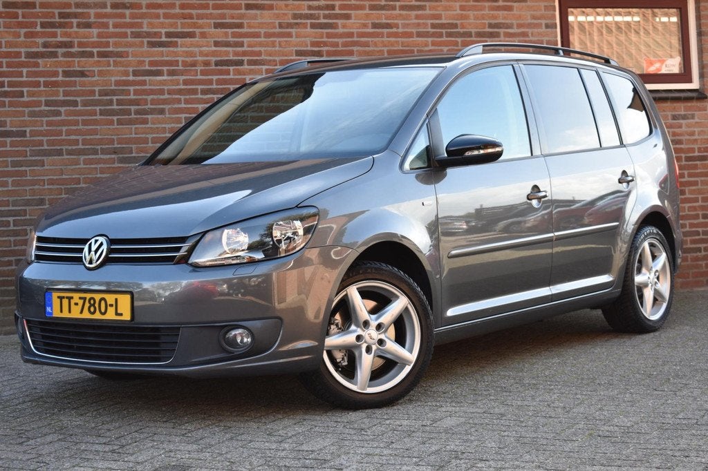 Volkswagen Touran 1.4 TSI Highline '12 Cruise Clima Inruil m, Voorwielaandrijving, Euro 5, Zwart, 4 cilinders