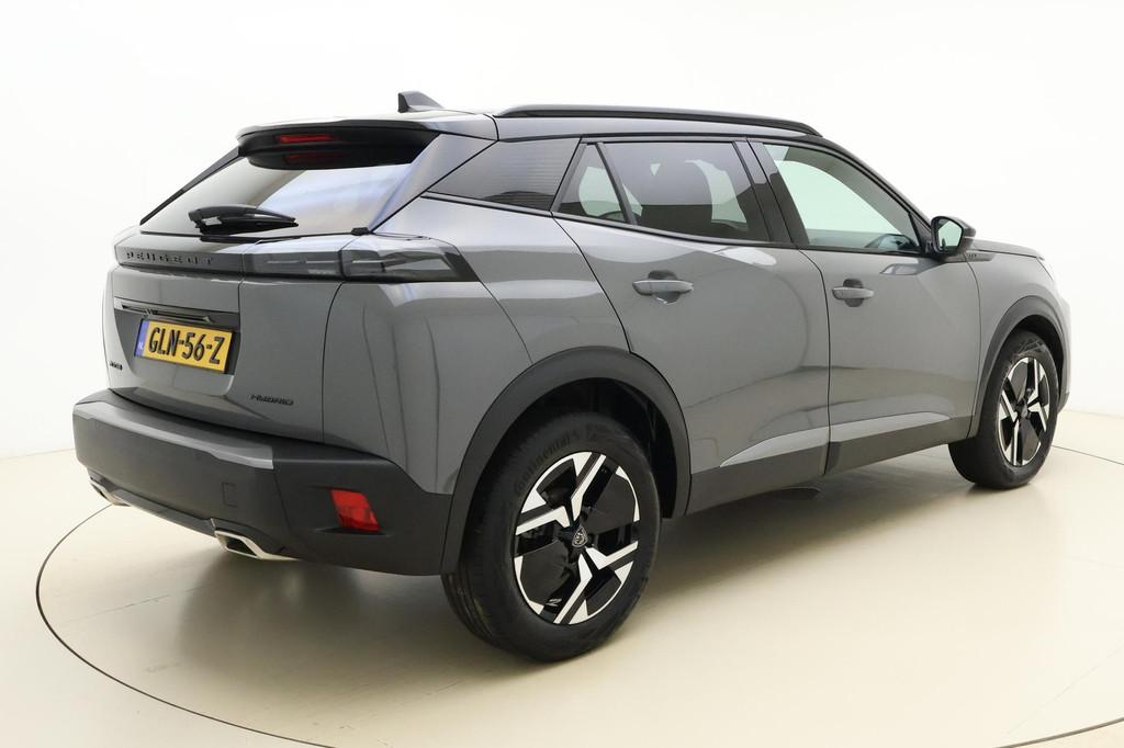Peugeot 2008 1.2 Hybrid GT 136 PK | Automaat | Parkeersensor, Gebruikt, Euro 6, 1199 cc, Leder en Stof