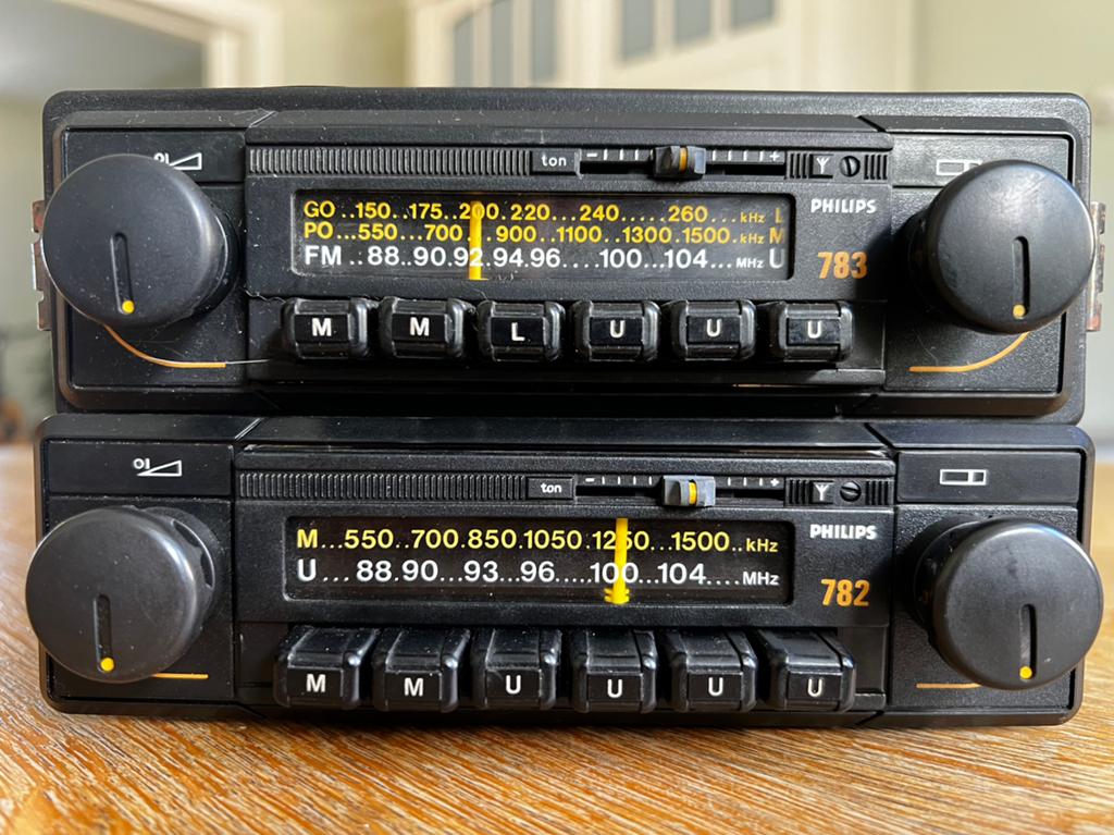 Philips 783 of 782 Oldtimer Autoradio, Ophalen of Verzenden, Zo goed als nieuw